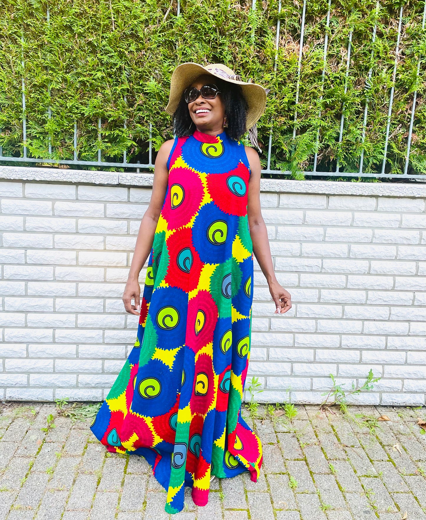 NNEKA AFRICAN PRINT MAXI DRESS