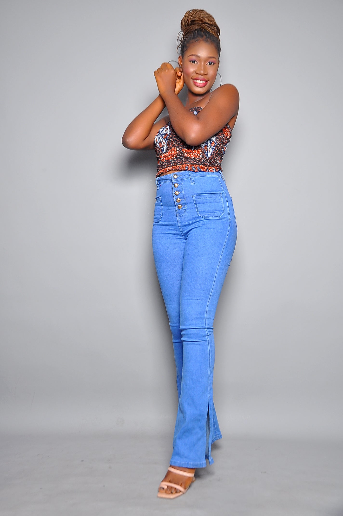 EKENE AFRICAN PRINT TOP