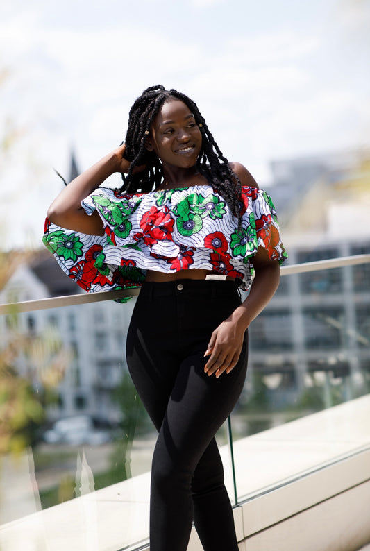 AMARACHI AFRICAN PRINT TOP