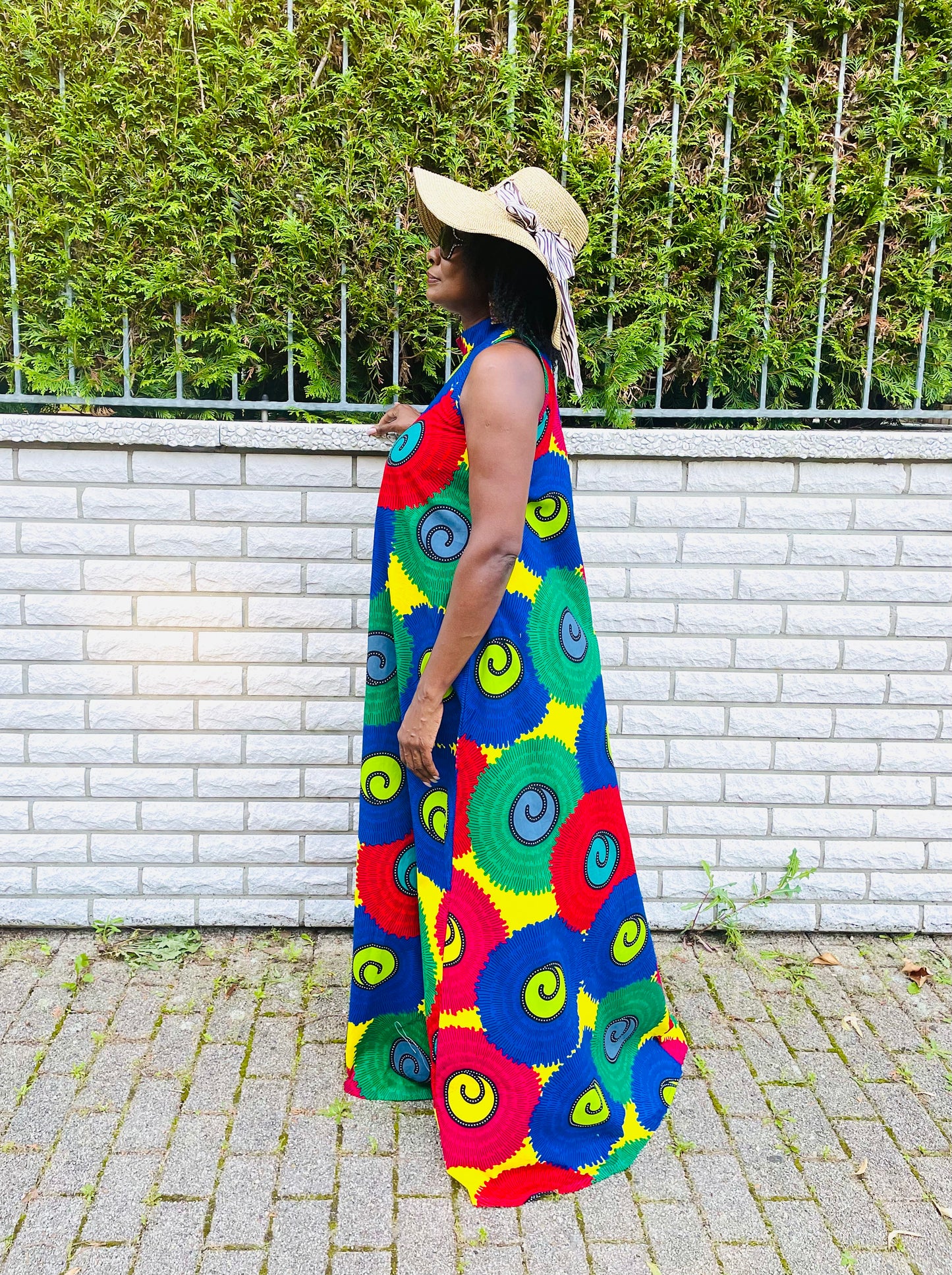 NNEKA AFRICAN PRINT MAXI DRESS