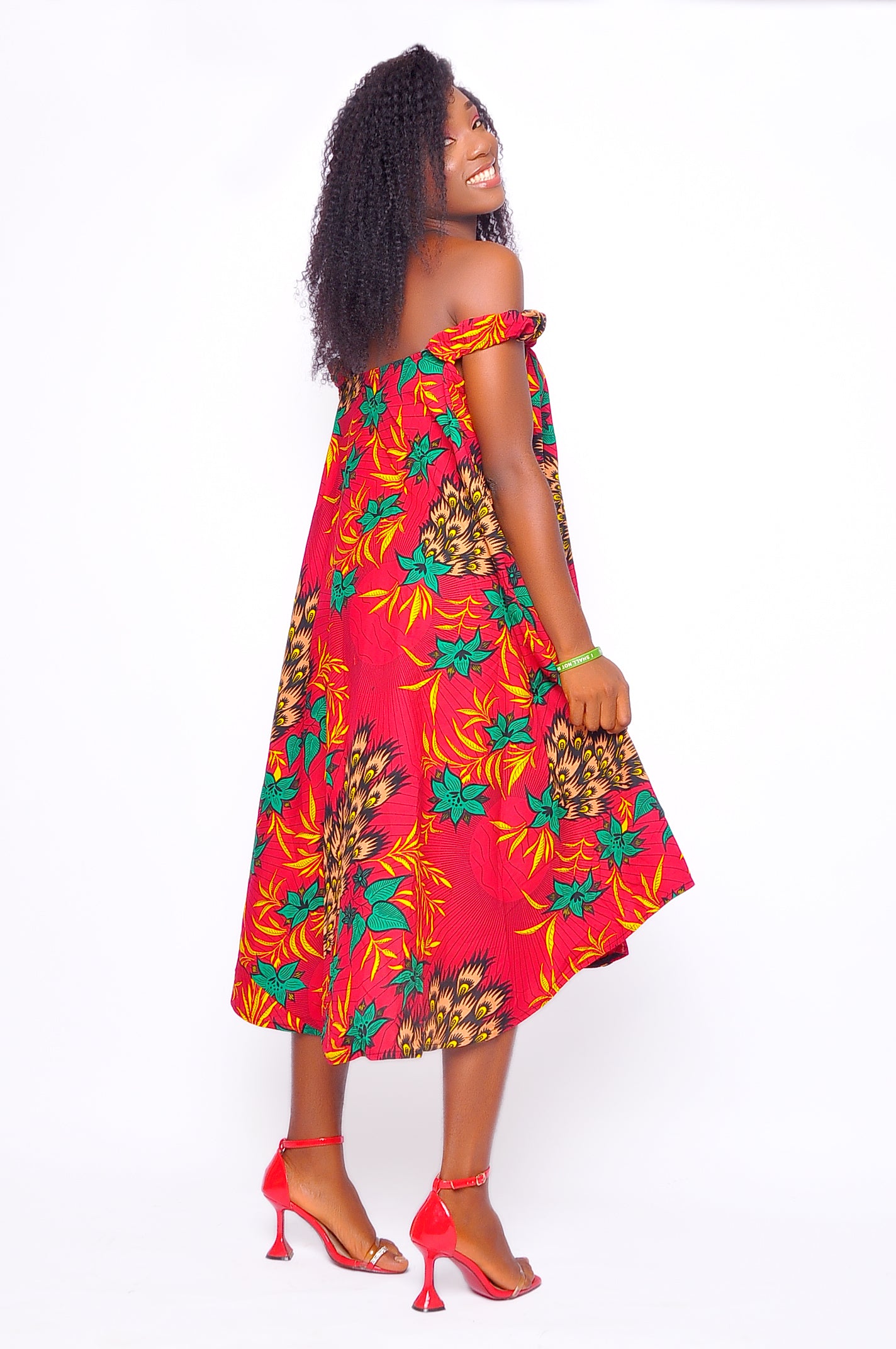 OMALICHA AFRICAN PRINT DRESS