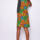 ENIOLA AFRICAN TWO-TONE PRINT DRESS