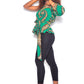 KASARACHI ONE SHOULDER AFRICAN PRINT TOP