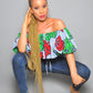AMARACHI AFRICAN PRINT TOP