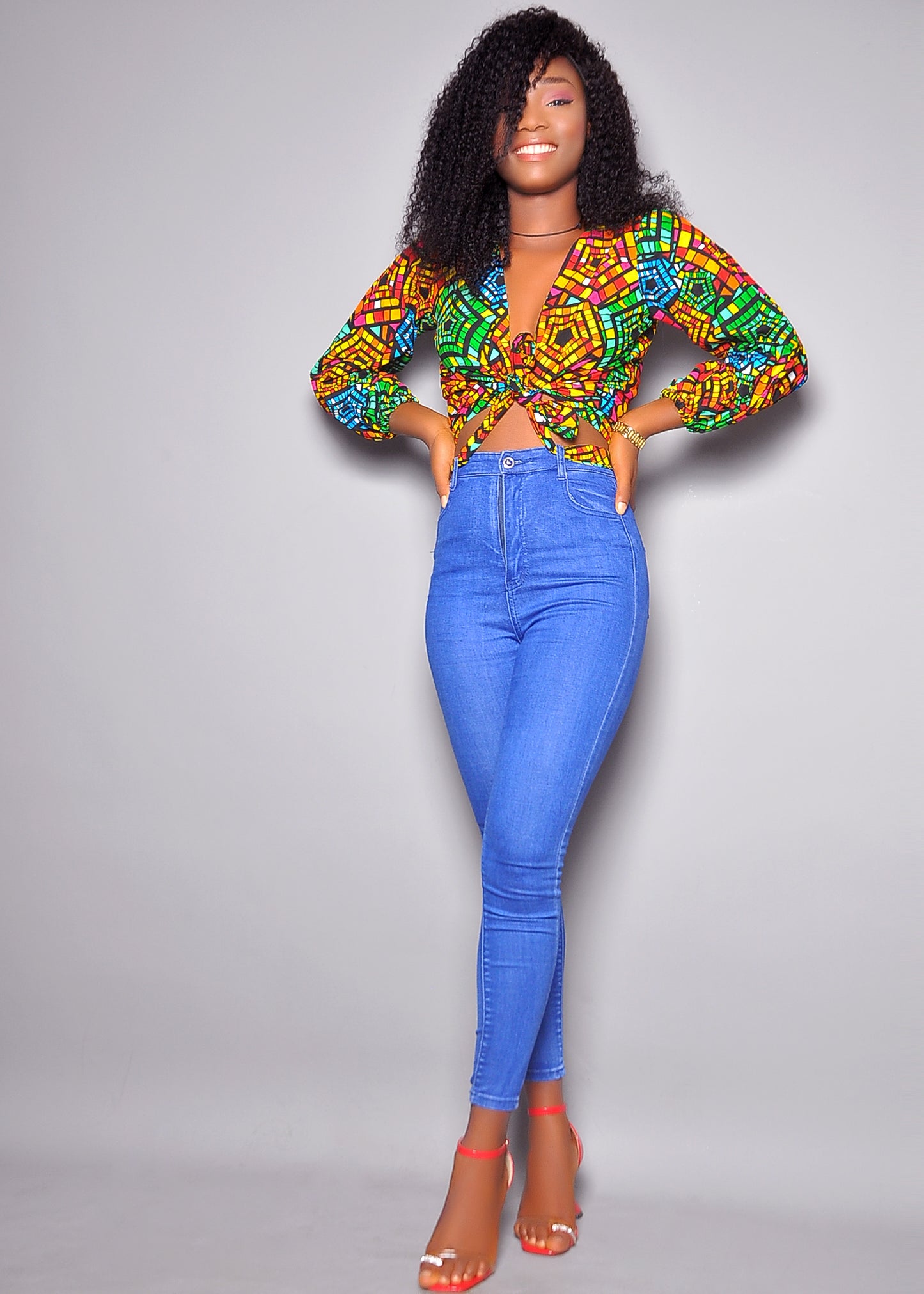 CHIZARA AFRICAN PRINT TOP