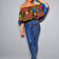 KAMSI AFRICAN PRINT TOP