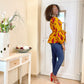 OLUCHI AFRICAN PRINT TOP