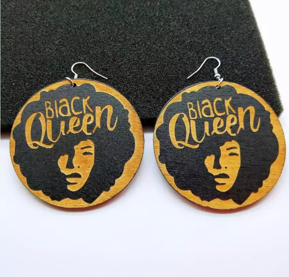 AFRICAN Inspired Earrings - Empowered Black Queen