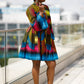 Maya African Print Dress