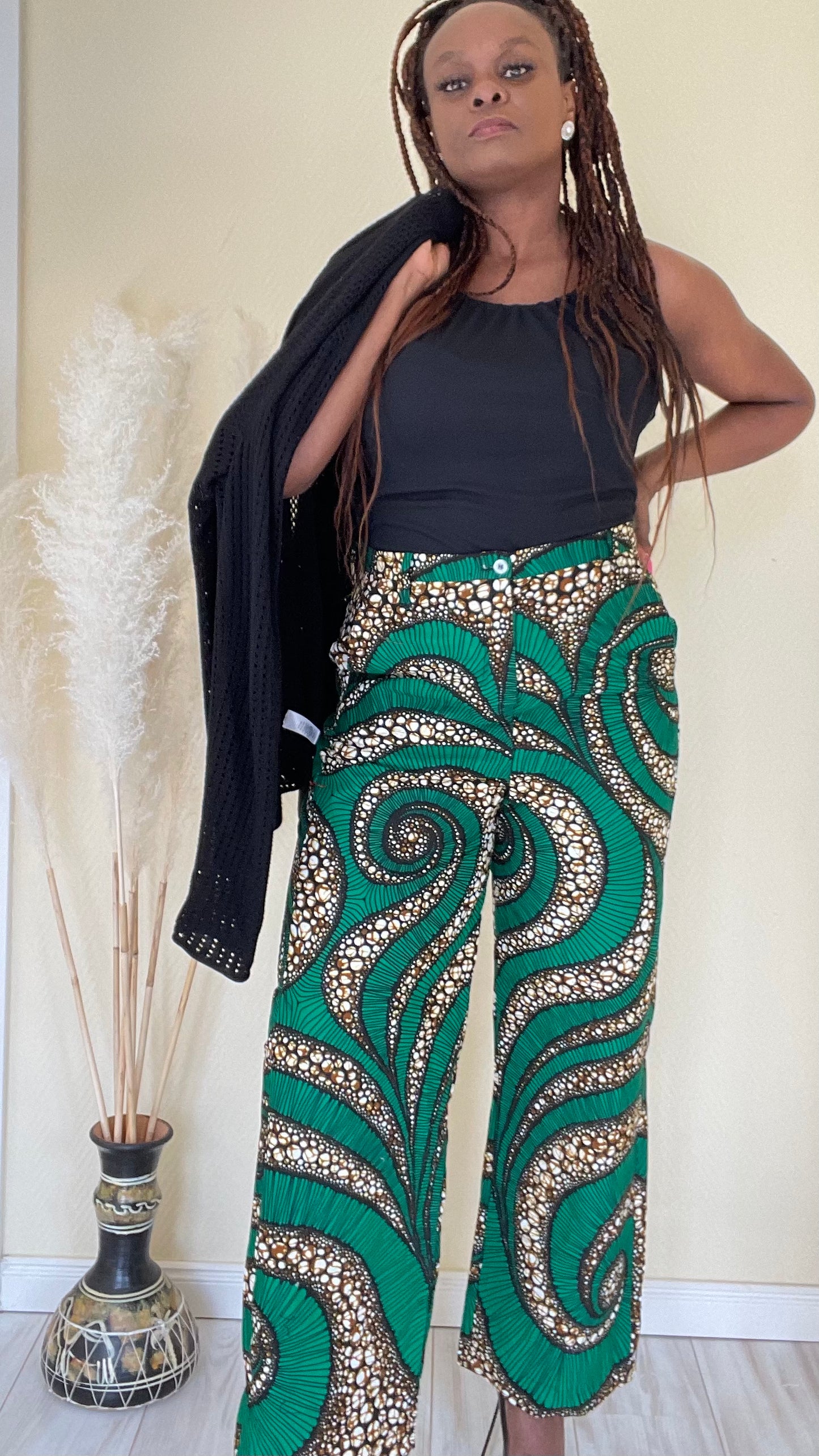 KASARACHI AFRICAN PRINT TROUSER