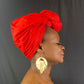 AFRICAN Inspired Earrings - African Woman with Beads Earrings