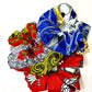 AFRICAN Print Scrunchies (Pack of 3 designs) - Hair Accessories - Medium multi colours.