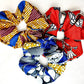 AFRICAN Print Scrunchies (Pack of 3 designs) - Hair Accessories - Medium multi colours.