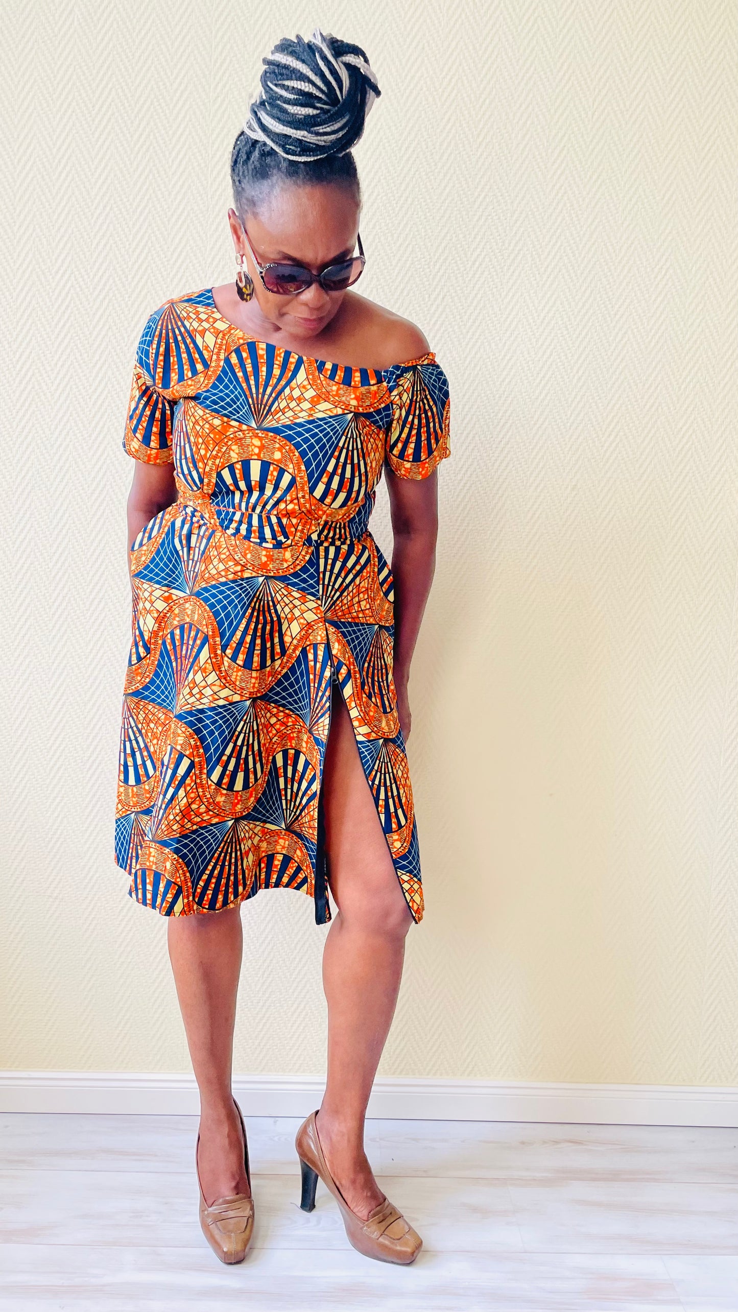 KENECHUKWU AFRICAN PRINT DRESS