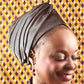 Black Front Twist Turban
