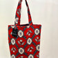 ISA AFRICAN PRINT SHOULDER BAG WITH ZIP