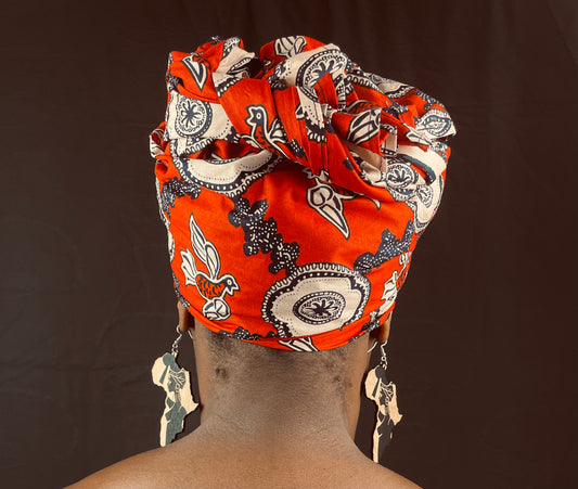 NNEBUIFE AFRICAN Print Ankara Headwrap