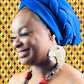 Blue Roped Twist Turban