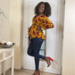 OLUCHI AFRICAN PRINT TOP