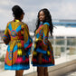 Maya African Print Dress