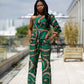 KASARACHI ONE SHOULDER AFRICAN PRINT TOP