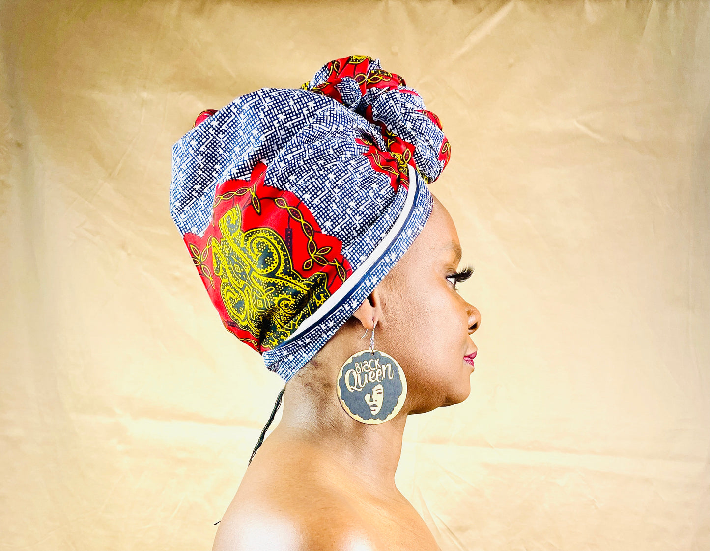 AFRICAN Inspired Earrings - Empowered Black Queen