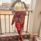 ULOAKU AFRICAN PRINT MIDI SKIRT