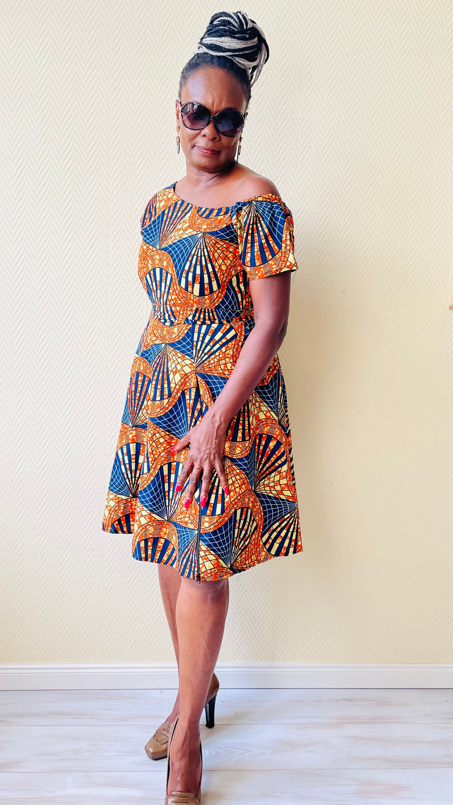 KENECHUKWU AFRICAN PRINT DRESS