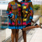 Maya African Print Dress