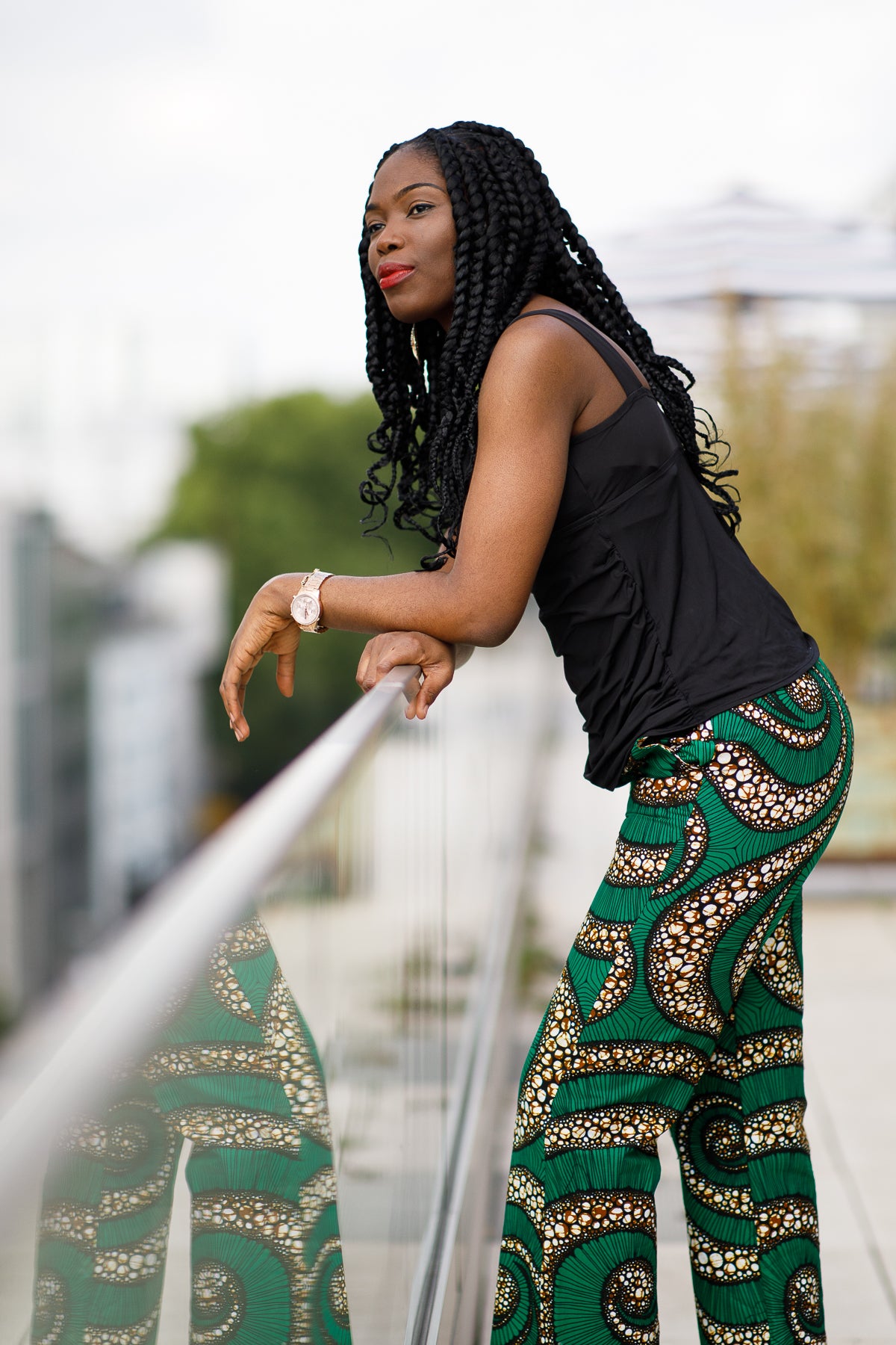 KASARACHI AFRICAN PRINT TROUSER